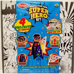 Smibo Super Hero Kit with Mask, Cuffs, Cape, and Glider